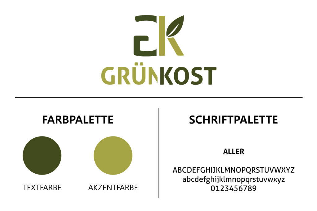 Corporate Design Grünkost
